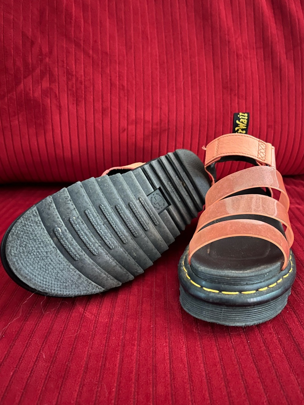 Dr. Martens Coral Platform Sandals - Picture 2 of 2